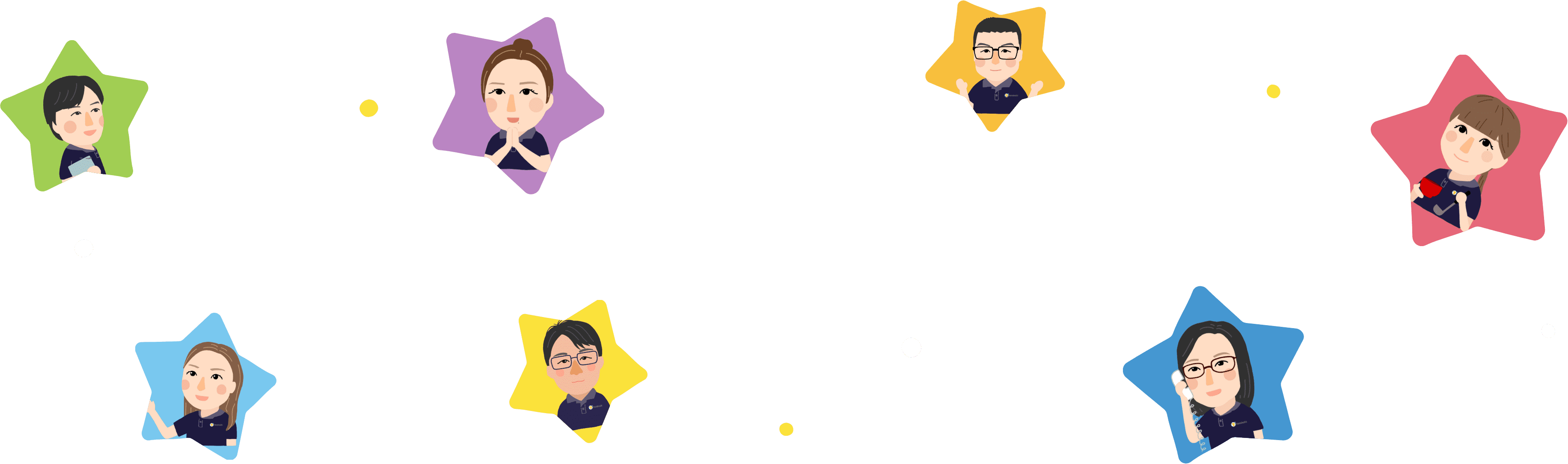 ななほしの従業員の様子
